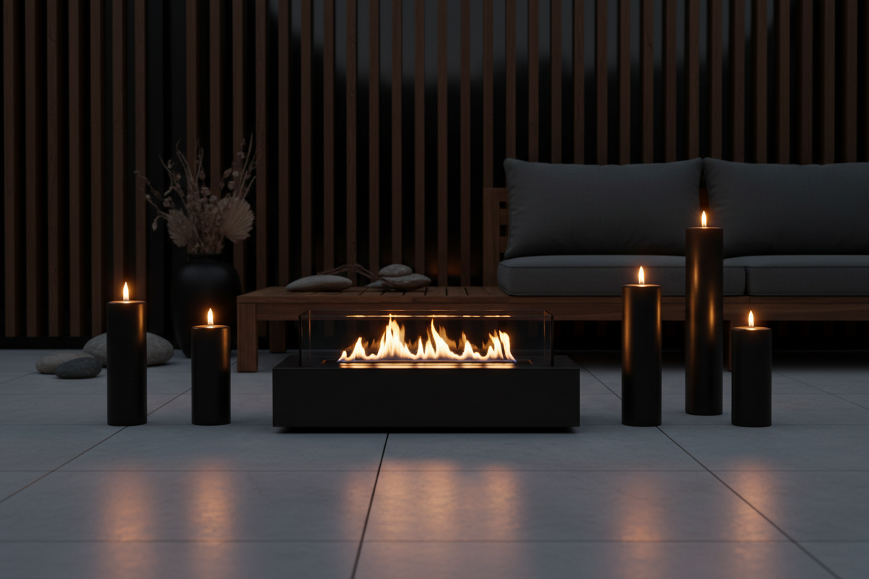 Tischfeuer & Outdoorkerzen – Atmosphäre für Garten & Terrasse