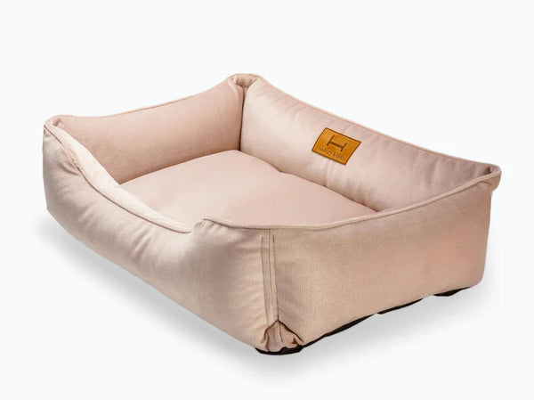 DREAMER Orthopädisches Hundebett - Möbelvelours kratzfest & waschbar