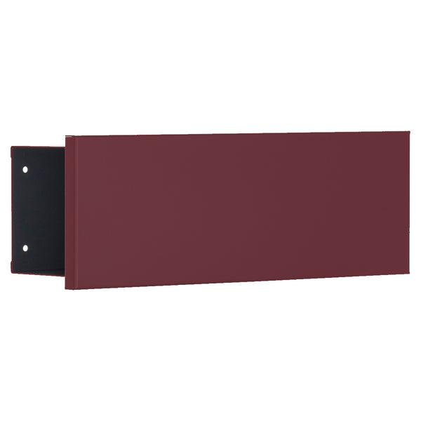 Zeitungsfach RAL 3004 Purpurrot - Wandmontage Zeitungshalter
