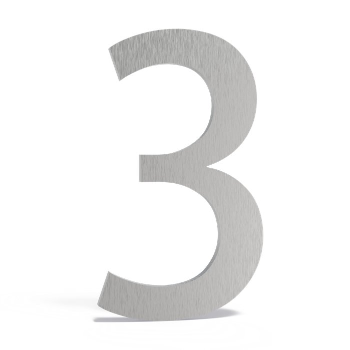 Rostfreier Stahl Zubehör Hausnummern (0-9)