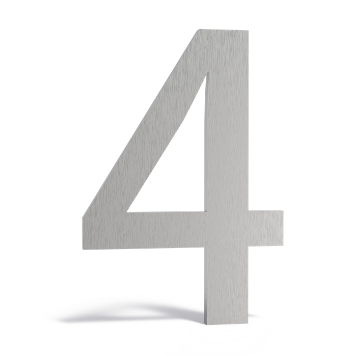 Rostfreier Stahl Zubehör Hausnummern (0-9)