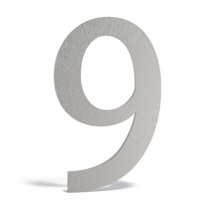 Rostfreier Stahl Zubehoer Hausnummern (0-9)