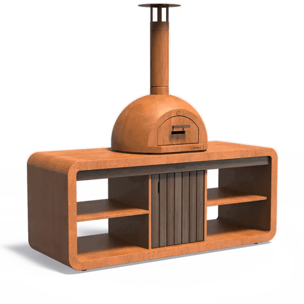 Adezz - Kochstation Dome Cortenstahl