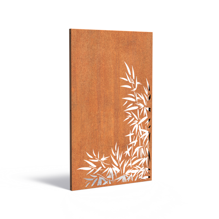 Cortenstahl Paneele Paneel Nature 1100 x 50 x 1800 mm