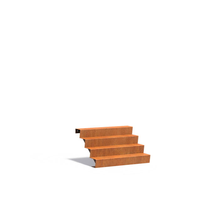 Cortenstahl Treppen Treppe