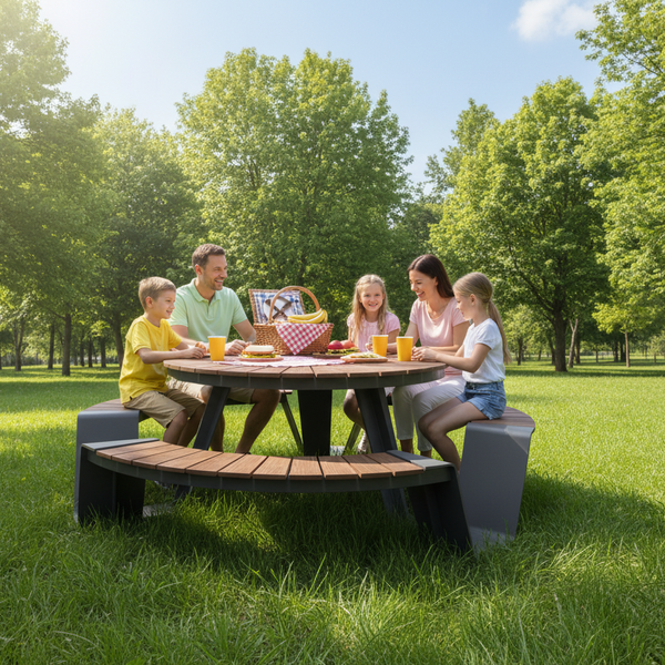 DUNC Picknick Set 2300 x 2300 x 750 mm