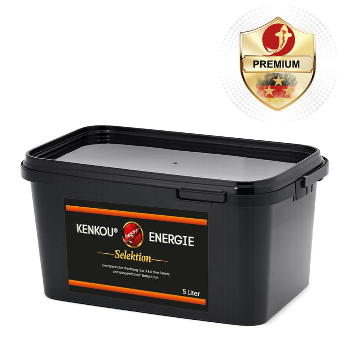 KENKOU® -Selektion- ENERGIE 10 Liter -mit Mehlwürmern, Seidenraupen, Gammarus