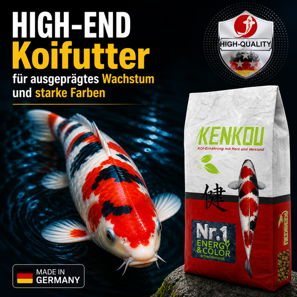 KENKOU® Nr.1 -Energy & Color - 5mm Koifutter teilsinkend