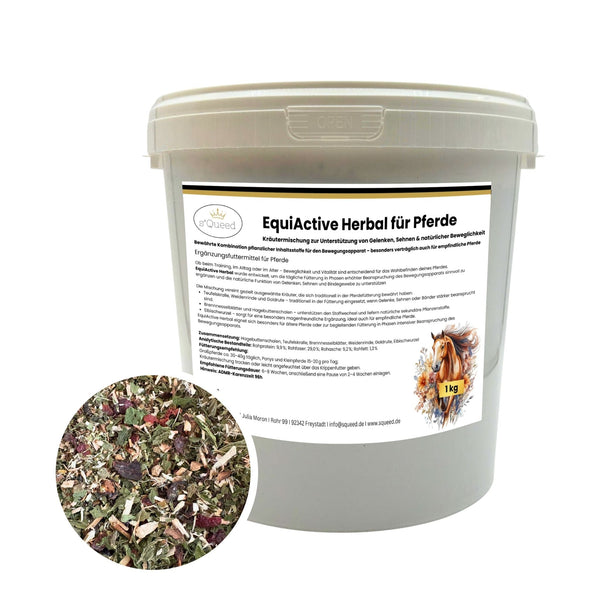 EquiActive Herbal 1kg – Kräutermischung zur Unterstützung von Beweglichkeit & Vitalität beim Pferd