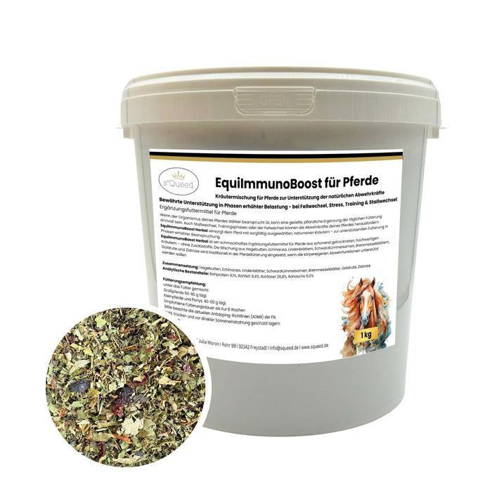 EquiImmunoBoost Herbal 1kg – Unterstützung der Abwehrkräfte