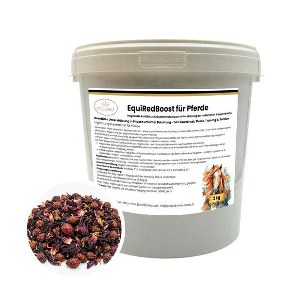 EquiRedBoost 2kg - Hagebutte & Hibiskus zur Unterstützung der Abwehrkräfte
