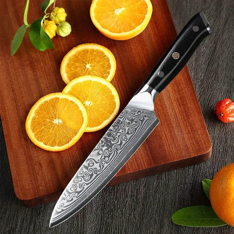 F.YOUNG 5-Zoll Damastmesser | 67 Lagen mit G10-Griff
