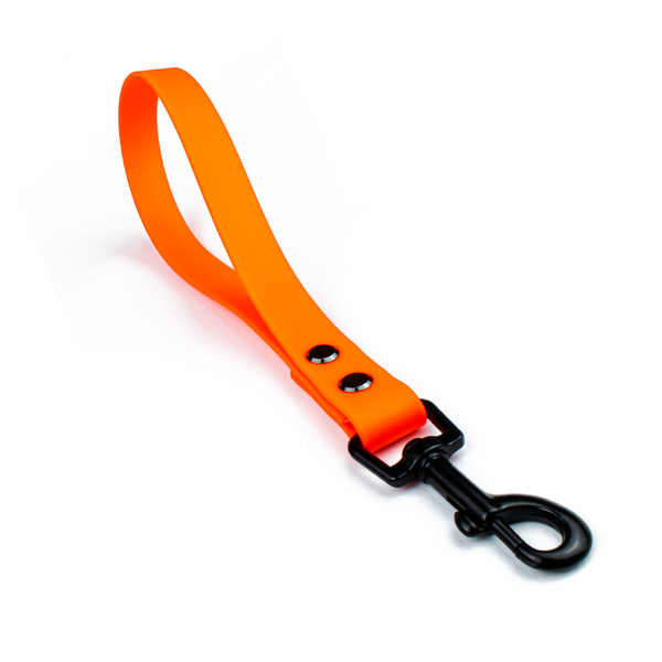 Kurzführer Biothane 30cm - Tierluxe Mountain Neon Führschlaufe