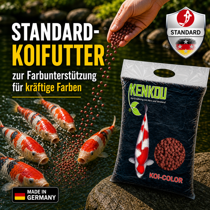 KENKOU® Koi-Color Koi Farbfutter schwimmend