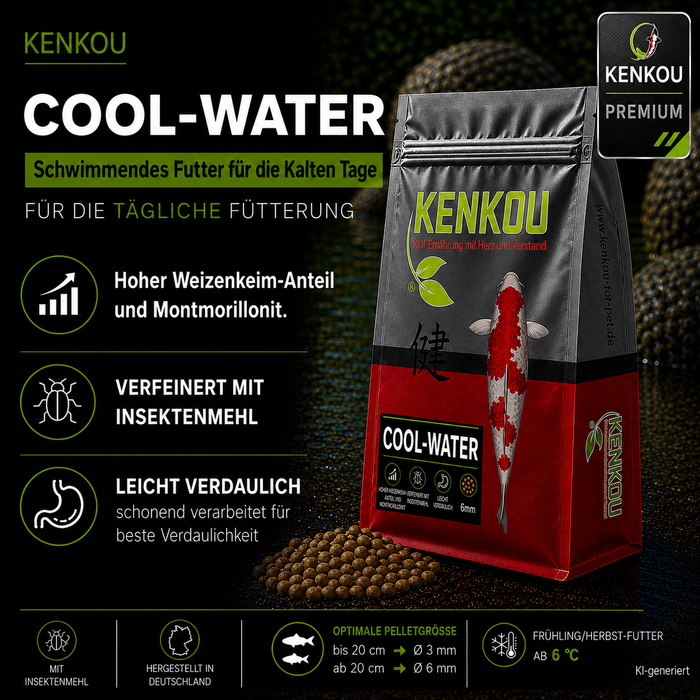 KENKOU® COOL-Water Koifutter schwimmend