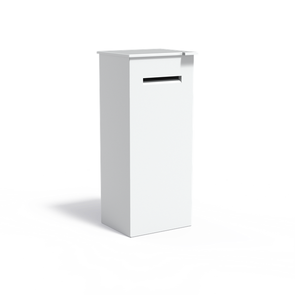 Aluminium Briefkasten freistehend CASE 518 x 458 x 1200 mm