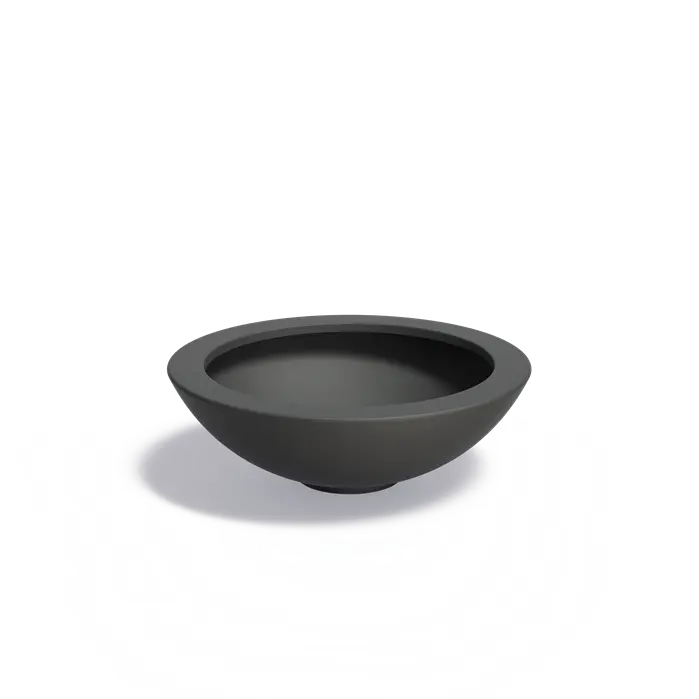 Fiberglas Pflanzkübel CEDER – Schalenform, Frostbeständig, RAL-Farben