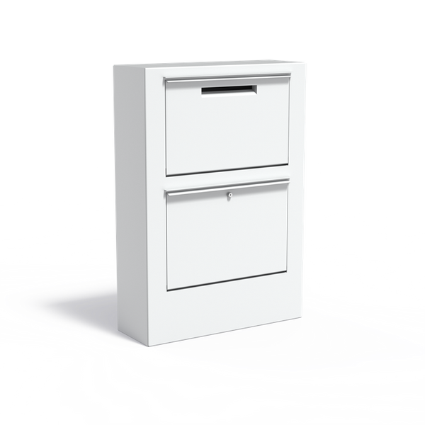 Aluminium Briefkasten freistehend PACA 870 x 300 x 1250 mm