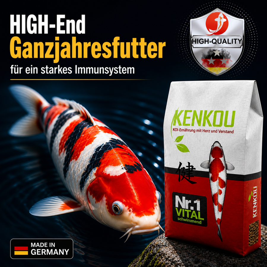 KENKOU® Nr.1 VITAL - 5mm Koifutter schwimmend