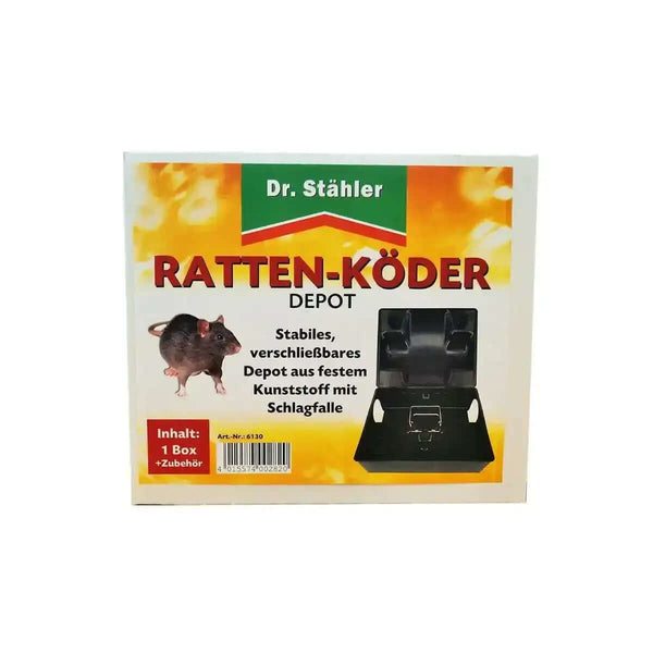 Dr. Stähler Ratten-Köder Depot mit Schlagfalle