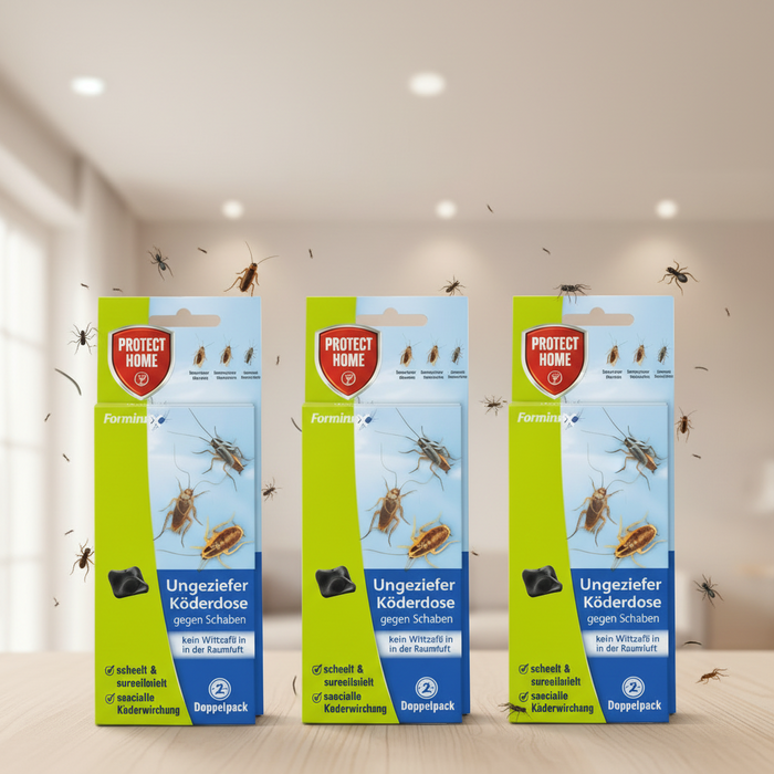 Protect Home Ungezieferköderdose Schaben 3 x 2 Stk