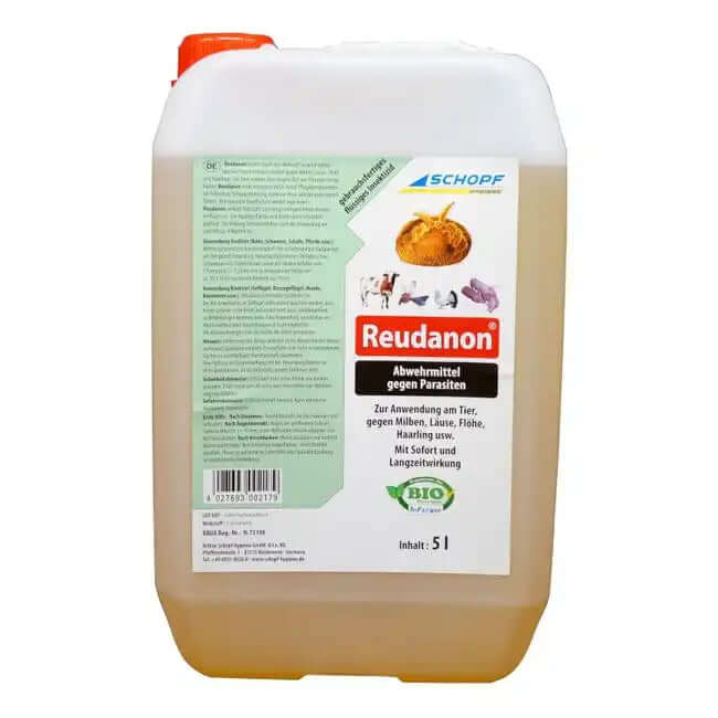 Schopf Reudanon Repellentmittel gegen Ungeziefer am Tier 10L Kanister