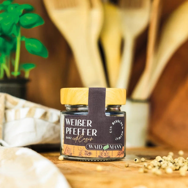 WAIDMANN Weißer Pfeffer im Glas 60g