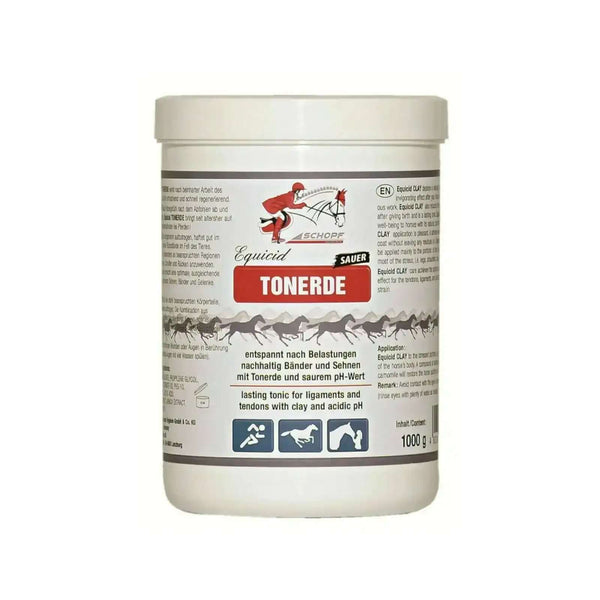 Schopf Riders Equicid Tonerde Sauer 1l - Natürliche Regeneration für Pferdesehen und Bänder