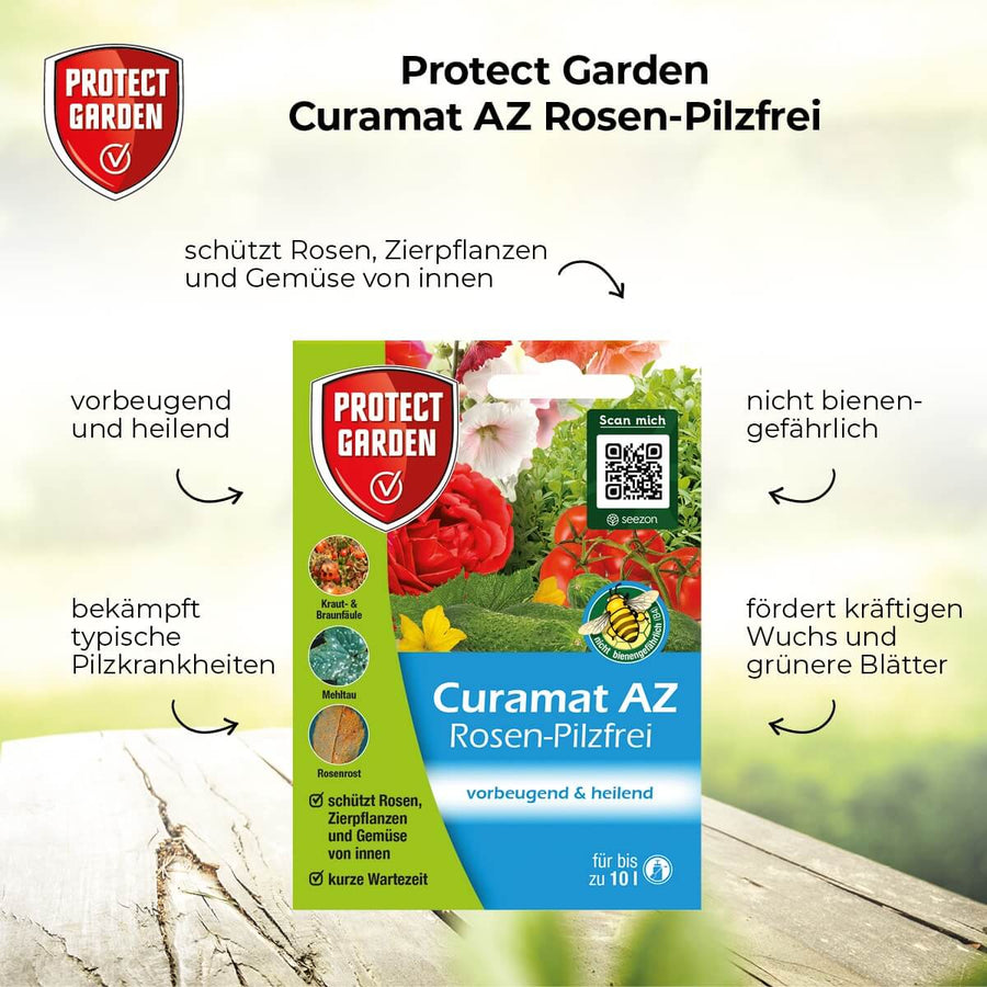 Curamat AZ Rosen-Pilzfrei vorbeugend und heilend
