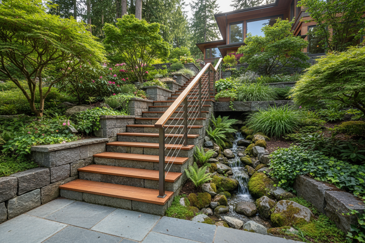 Gartentreppe