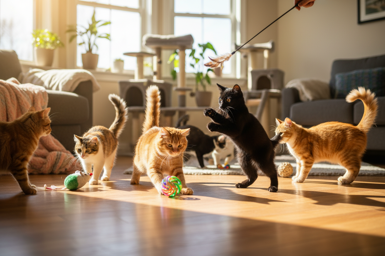 Katzenspielzeuge