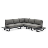 Barths Lounge Porto - Outdoor Aluminium Lounge, 2 Farben | Witterungs- & UV-beständig