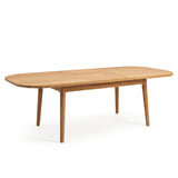 Madera – Ausziehbarer Dining Tisch Teak 180/240-100 cm