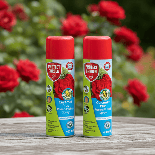 2 x Protect Garden Rosen-Pilzfrei Spray Curamat Plus 400 ml Rosenschutz