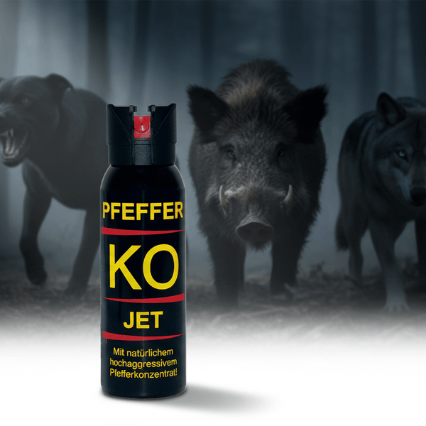 BALLISTOL Pfeffer-KO JET  Tierabwehr Pfefferspray 100 ml Sprühweite bis zu 5 m