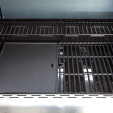 All Grill Festival Gasgrill 4 Brenner & Seitenkocher - Edelstahl/Schwarz 15,5 kW