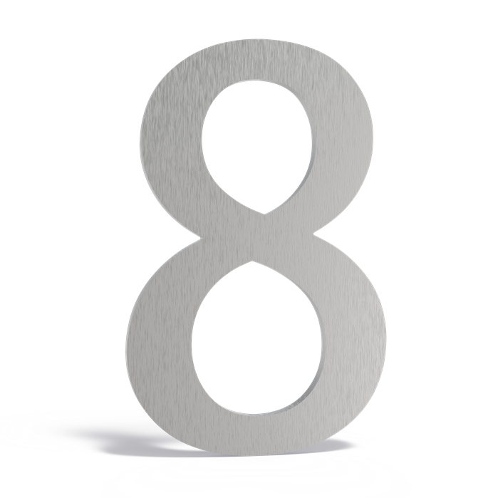 Hausnummern (0-9) Rostfreier Stahl