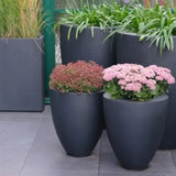Fiberglas Pflanzkübel CANNA – Vasenform, Frostbeständig, RAL-Farben