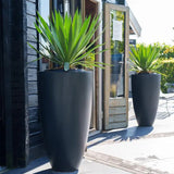 Fiberglas Pflanzkübel CANNA – Vasenform, Frostbeständig, RAL-Farben