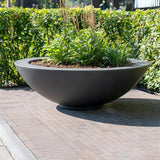 Fiberglas Pflanzkübel CEDER – Schalenform, Frostbeständig, RAL-Farben