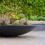 Fiberglas Pflanzkübel CEDER – Schalenform, Frostbeständig, RAL-Farben