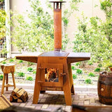 Adezz - Kaminofen Damm Cortenstahl