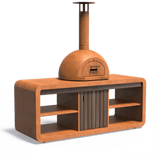 Adezz - Kochstation Dome Cortenstahl