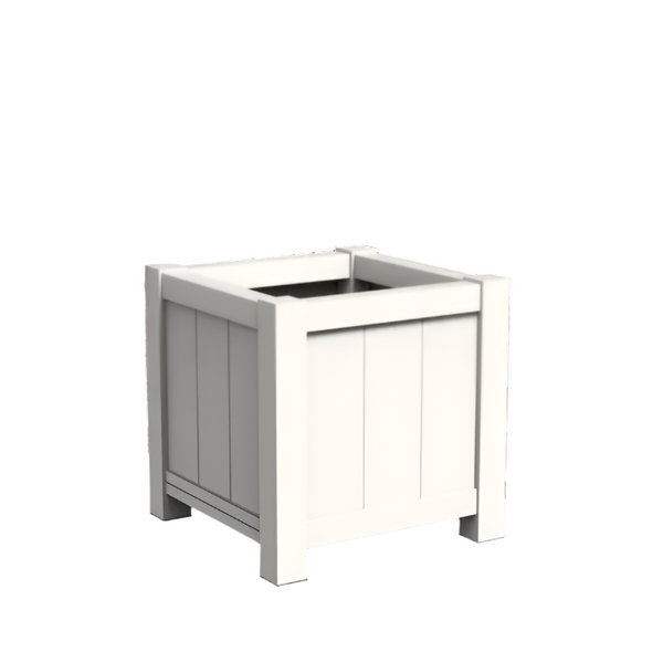 Aluminium Pflanzkübel YORK - Abnehmbare Seitenwand, 2 Größen | Weitere Farben auf Anfrage