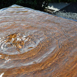 Cortenstahl Wasser elementen Wasserblöcke 700 x 700 x 700 mm