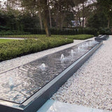 Aluminium Wasser elementen Wassertische standard 2000 x 600 x 400 mm