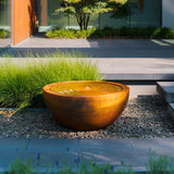 Cortenstahl Wasser elementen BAYOU 1000 x 437 mm