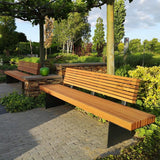 BORG mit Rückenlehne Beschichtetem Stahl