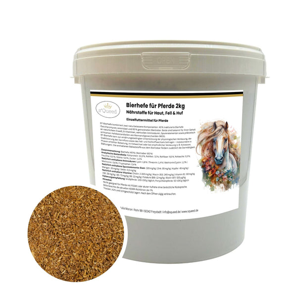 BT Bierhefe Pferd 2kg – bei Kotwasser, Fellwechsel & empfindlicher Verdauung