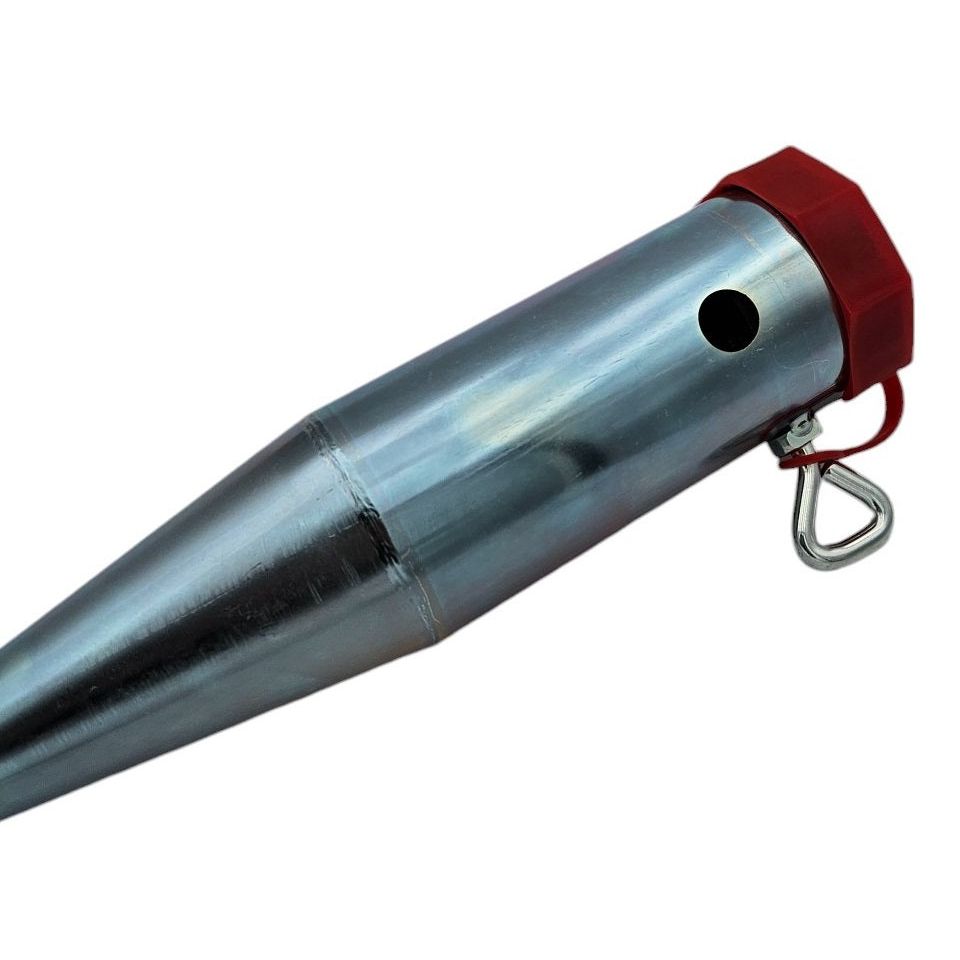 Bodenhülse Universal Metall - Erdspieß Ø 2,5-5,5 cm mit 5 Adaptern